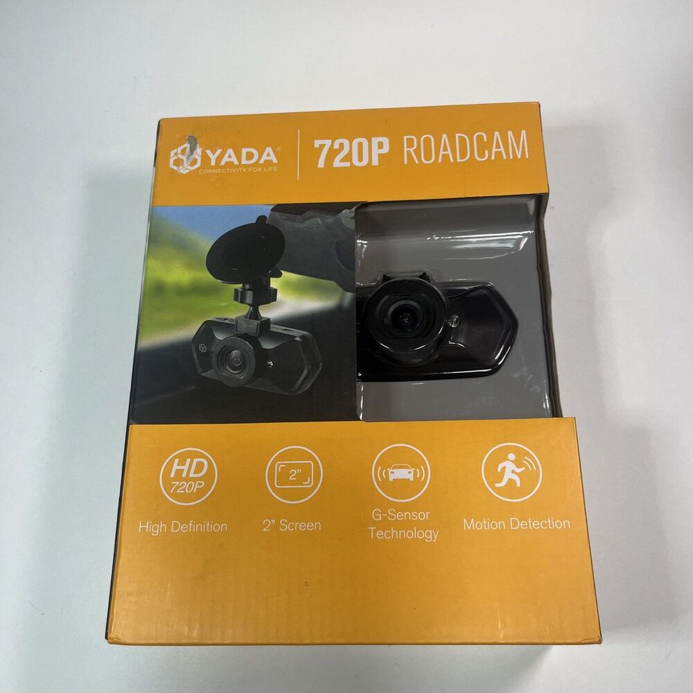 Yada Roadcam 720P Black Dash Camera 120 Degree Wide Angle Lens G-Sensor Auto New